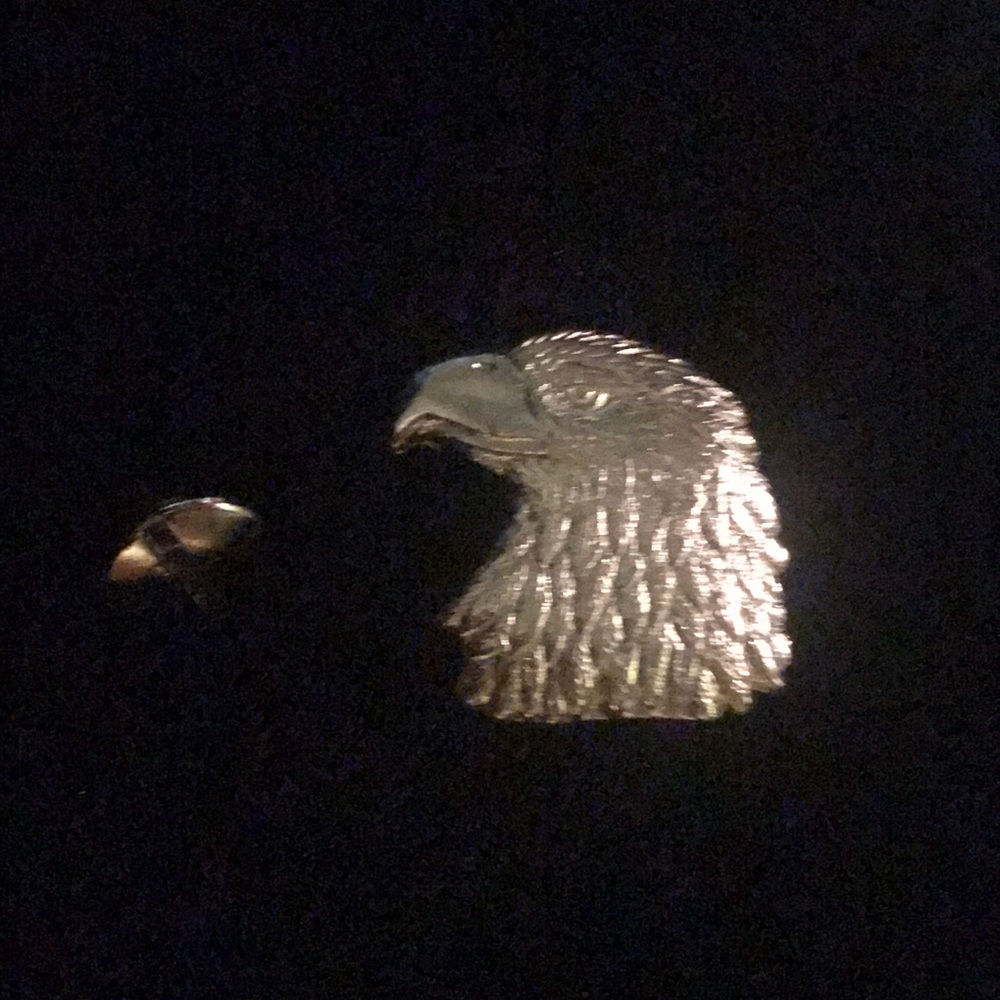 Eagle concho for belt